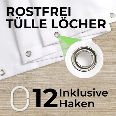 Шторка для душу 180x180 см | Шторка для ванни з антигрибковим покриттям | Сірий геометричний дизайн | Шторка для ванни/душової кабіни