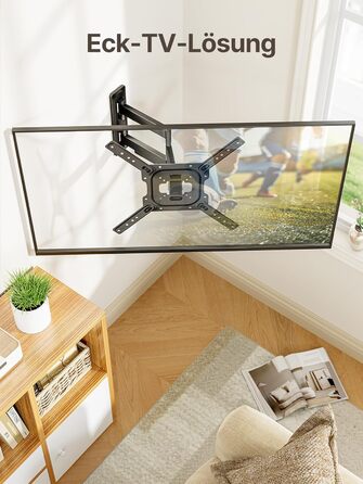 Кріплення для телевізора monTEK для 23-65 дюймів (Flat/Curved), до 35 кг, регульоване, VESA 400x400 мм
