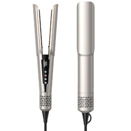 Фен-випрямляч для волосся 1300W з іонізацією, 4 температурні режими (90℃-160℃), 2-в-1, самоочищення (золотий)