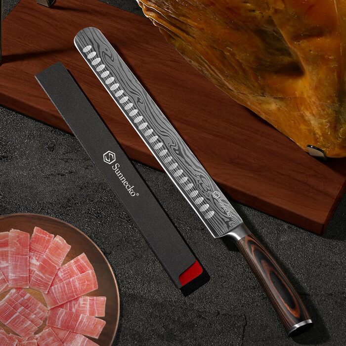 Ніж Sunnecko для овочів та фруктів 9 см: універсальний кухонний ніж з нержавіючої сталі з ергономічною ручкою