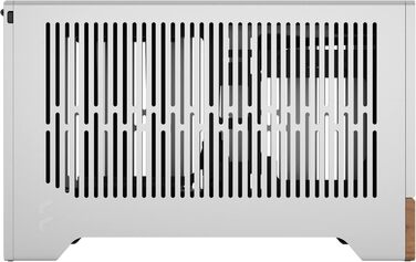 Корпус для ігрового ПК Fractal Design Terra Wood Walnut - mITX, PCIe 4.0, USB Type-C, анодований алюміній (срібло)