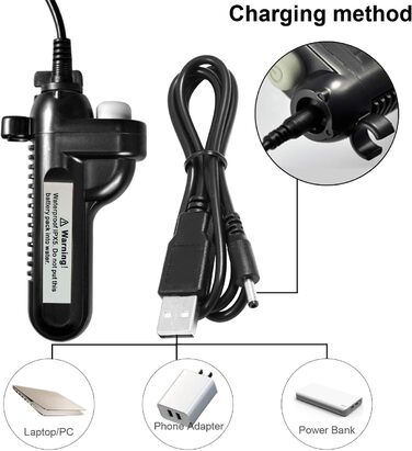 Portable Outdoor Camping Shower, Bidet Handheld Shower, Two Rechargeable 2200 mAh Batteries, Water Pump for Camping, Hiking, Outdoor Travel