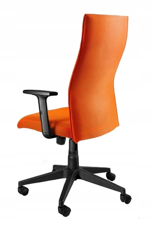 Ергономічне офісне крісло Black On Black Plus Orange Unique