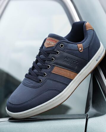 ARRIGO BELLO Кросівки для чоловіків: спортивні, класичні, для ходьби. Матеріал: штучна шкіра (PU). Розміри 41-46. Колір: синій.