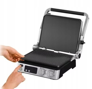 Електричний контактний гриль Braun CG9047, сріблястий/сірий, 2000 Вт