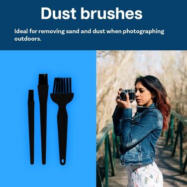 Набір для чищення сенсорів MMOBIEL 57 шт. - чищення об'єктива, сенсора камери, об'єктива камери - набір для чищення DSLR-камер з APS-C та повним форматом