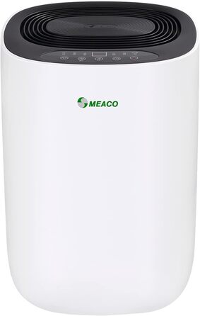 Зволожувач повітря Meaco Ultra Leiser 10L - Електричний зволожувач MeacoDry ABC, 10 літрів, чорний