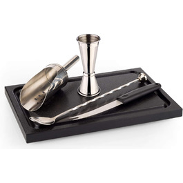 Gin-Tonic Premium Set, Bar Equipment, shiny stainless steel look, food-safe, dishwasher-safe, Long Drink Set