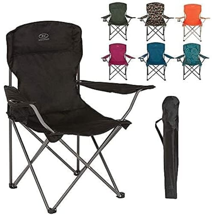Крісло для кемпінгу Highlander - Легке та міцне туристичне крісло для відпочинку на природі