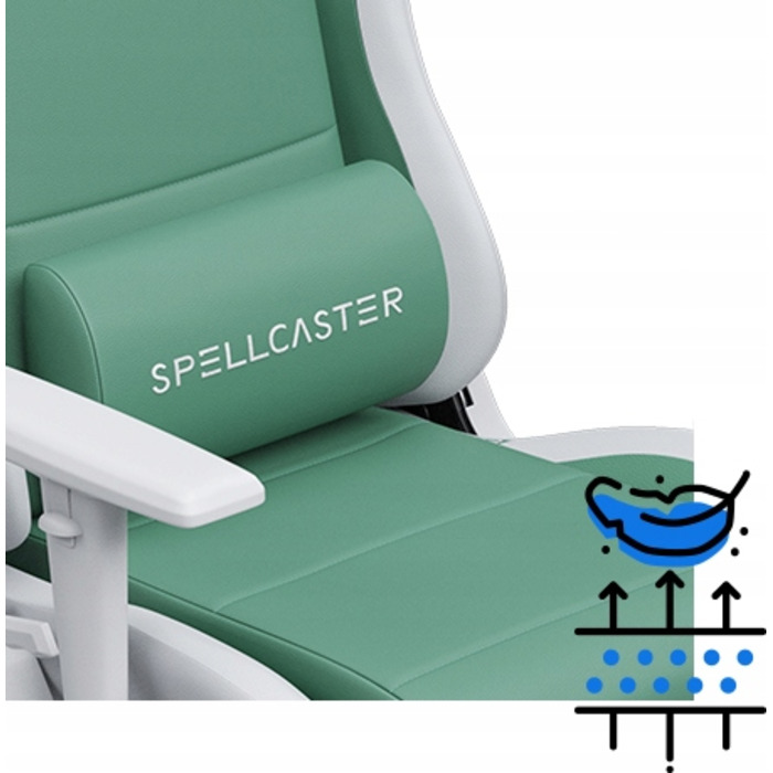 Ігрове крісло Sense7 Spellcaster Fuku, штучна шкіра ПУ