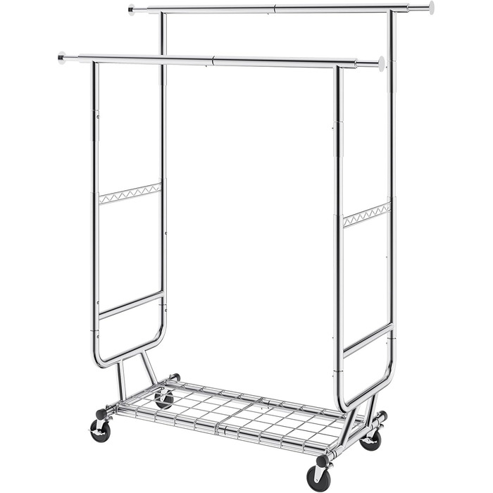 Стійка для одягу VEVOR - міцна чорна конструкція 200 x 1010 x 1510 мм для спальні, гардеробу, передпокою