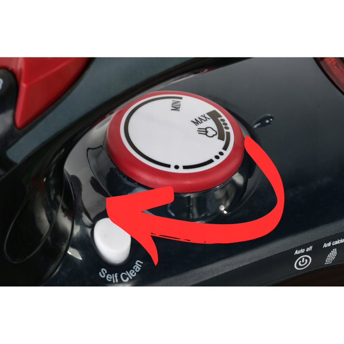 Парова праска Emavo з керамічною підошвою, 2200 Вт, Anti-Drip, Anti-Calc, 280 мл