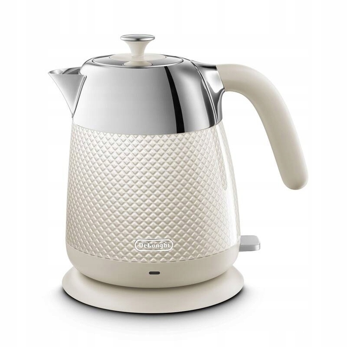 Електричний чайник De'Longhi Luminosa KLB2001.W 2000 Вт, Twill White