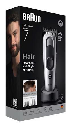 Тример для волосся Braun Series 7 HC7590 + 5 насадок для стайлінгу