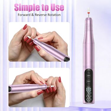 Електричний набір для манікюру та педикюру Nagelfräser 12 в 1: фрезер для гелевих нігтів, електрична нагрівальна машинка, набір для професійного догляду за нігтями