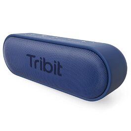 Tribit XSound Go Bluetooth колонка 16W, чорна: портативна водонепроникна колонка для подорожей, пляжу, кемпінгу з глибоким басом, 24 год роботи, Bluetooth 5.3, IPX7