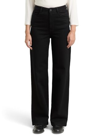 Джинси жіночі широкі Tom Tailor TTMADINA (27W 30L, чорний денім)