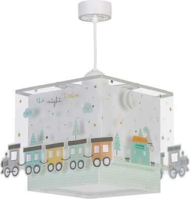 Dalber children's lamp pendant light hanging lamp pull colors train The Night Train colorful