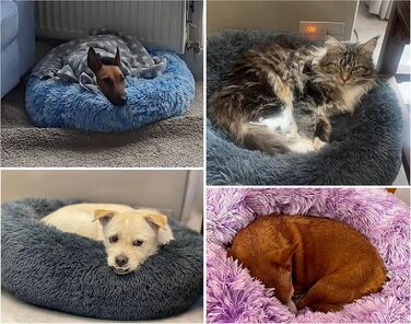 Крісло-гніздо для собак XXXL, Рожеве. Крісло-лежанка для собак з антистресовим покриттям, знімний та пральний чохол, 115 см