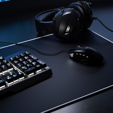 Килимок для миші TITANWOLF XXL Speed - 900 x 400 мм - великий розмір, з мотивом TITANWOLF, покращена точність та швидкість, антиковзкий, зносостійкий