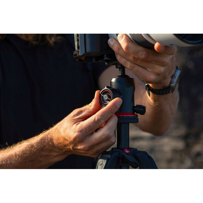 Штатив Manfrotto MK190X3-Q6T, 171,8 см, чорний