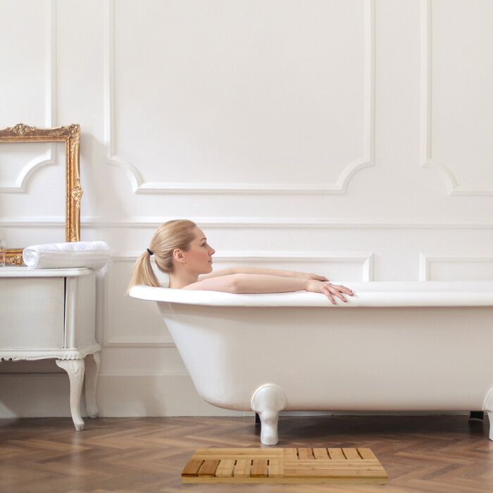 Бамбуковий килимок для ванної Relaxdays