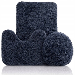 Комплект банних килимків 3 в 1, протиковзні та гігроскопічні