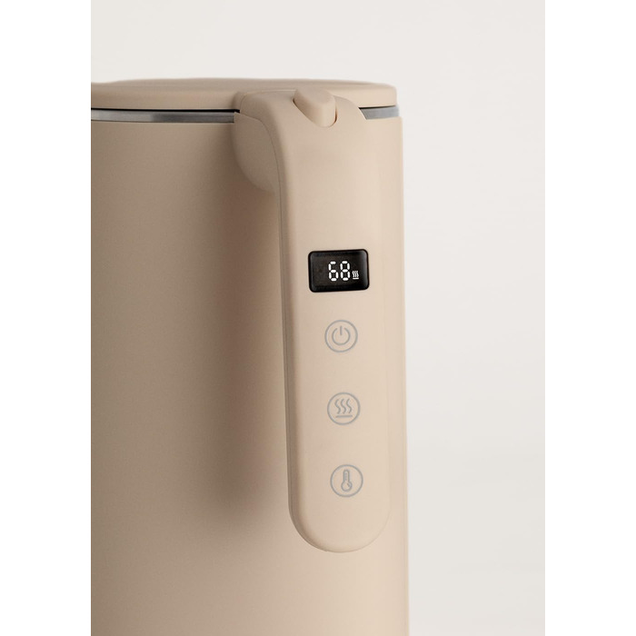 Електричний чайник CREATE/KETTLE STUDIO PRO 1л, пісочний колір. Регулювання температури, підтримання тепла, система зберігання кабелю, автовимкнення, 1000W