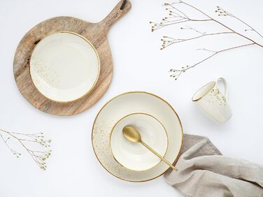 CreaTable Набір посуду 16 частин Nature Collection, керамічний сервіз, для посудомийної машини та мікрохвильової печі