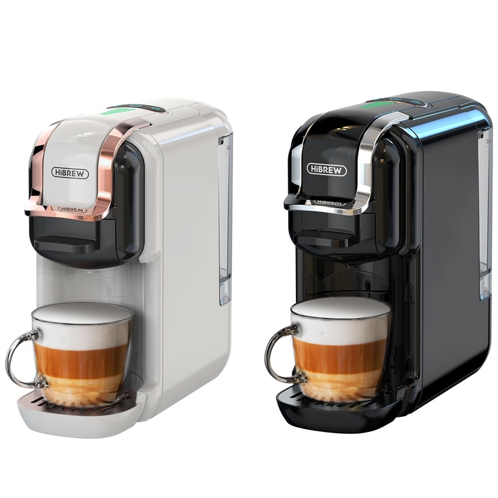 Капсульна кавомашина HiBREW H2B 19 бар, сіра