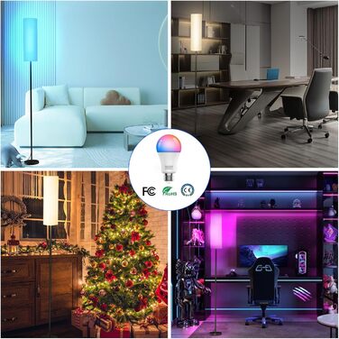 Стійка лампа FRIDEKO HOME для вітальні: сучасний дизайн, RGB, диммування, керування з пульта, музичний режим, чорний цоколь. Підходить для офісу, спальні та вітальні.