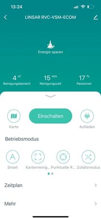 Робот-пилосос з функцією миття - 3 в 1. З пультом дистанційного керування, акумулятор 120 хв, для твердих підлог, килимів, шерсті тварин. Чорний.