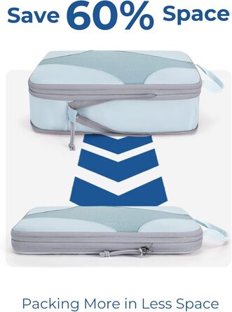 Набір органайзерів для одягу BAGSMART (6 шт.) з мішком для білизни - для рюкзака, валізи, подорожей