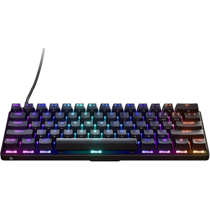 SteelSeries Apex 7 - Механічна ігрова клавіатура з OLED дисплеєм – Німецька (QWERTZ) розкладка – Оптичні перемикачі