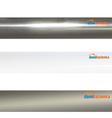 Дуговий шторний карниз Estiva 80-80 x 27 мм, сріблястий