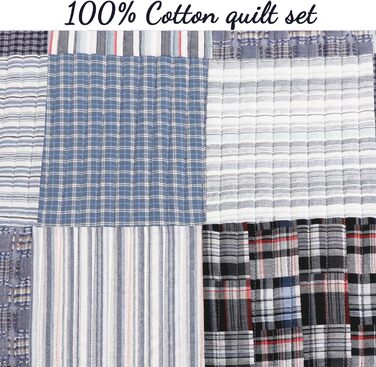 Комплект постільної білизни Cozy Line Home Fashions Moorea Wende, 3-частини (Деним, Twin)