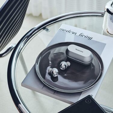 Навушники бездротові Technics EAH-AZ70WE-S Premium з шумозаглушенням, сріблясті