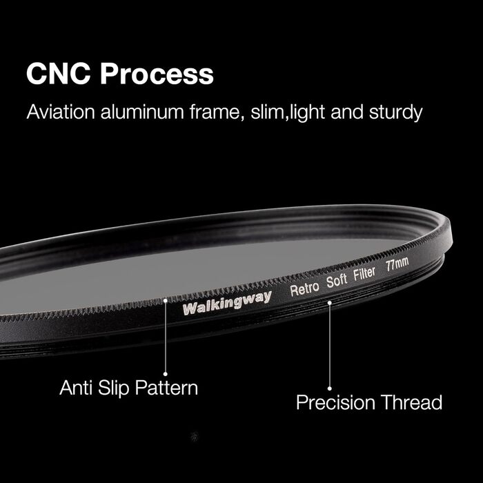 Фільтр Nostaltone 77 мм для камери - Retro Gold Diffusionsfilter FX - Оранжевий фільтр для створення ефекту ностальгії, тепла та м'якого розмиття