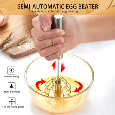 Набір міксерів з нержавіючої сталі, 3 шт. (Ballon, Flexi, з кульками) для випічки та змішування тіста, сріблястий