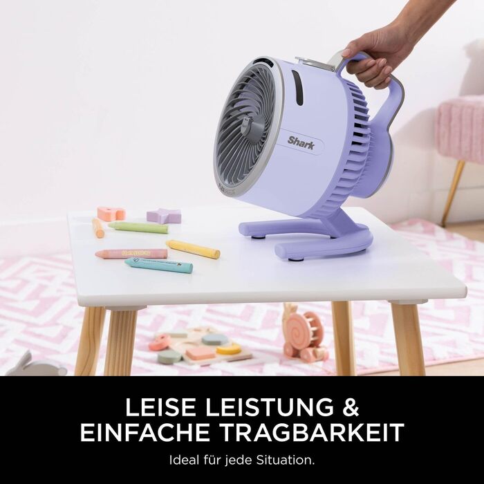 Вентилятор туманорозпилювач Shark FlexBreeze HydroGo FA050EU (Lila) – потужний, тихий, для дому та вулиці