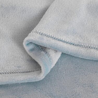 Плед Mixibaby: м'який та теплий, 150x200 см, світло-сірий | Плед для дому, дитячий плед