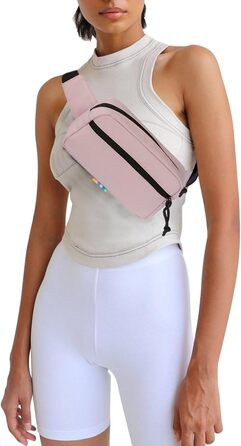 Сумка на пояс, бананка Wimmerl Elephant 12827 Dusty Pink (з брелоком) - водонепроникна, унісекс