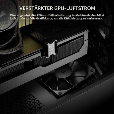 Корпус для ПК CORSAIR 3200D RS Mid-Tower ATX, димчасто-сірий (Rauchgrau)