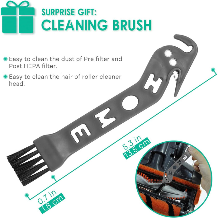 Замінний фільтр для пилососа Dyson V7 V8 (2+2) - комплект для Dyson V7, V8, Tier Extra, SV25, SV37 (965661-05, 967478-05)