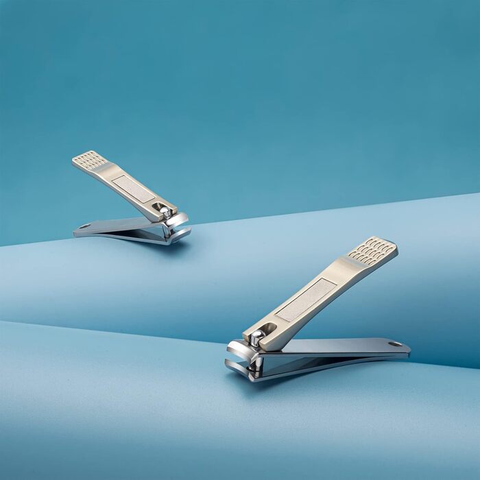 Набір для стрижки нігтів BEZOX 3 шт. з нержавіючої сталі для товстих нігтів. Професійний нігтеріз, ножиці для нігтів. Гострий та гладкий зріз. Підходить для нігтів на руках та ногах (пряма/вигнута/скошена клинка). Колір: Темне золото