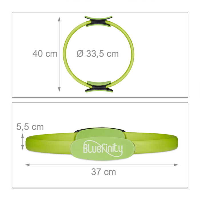 Relaxdays Pilates Ring Green