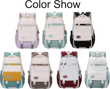 Сумка для книг SellerFun для підлітків, дівчаток, на школу, роботу, подорожі та спорт (27 літрів, сіро-блакитна)