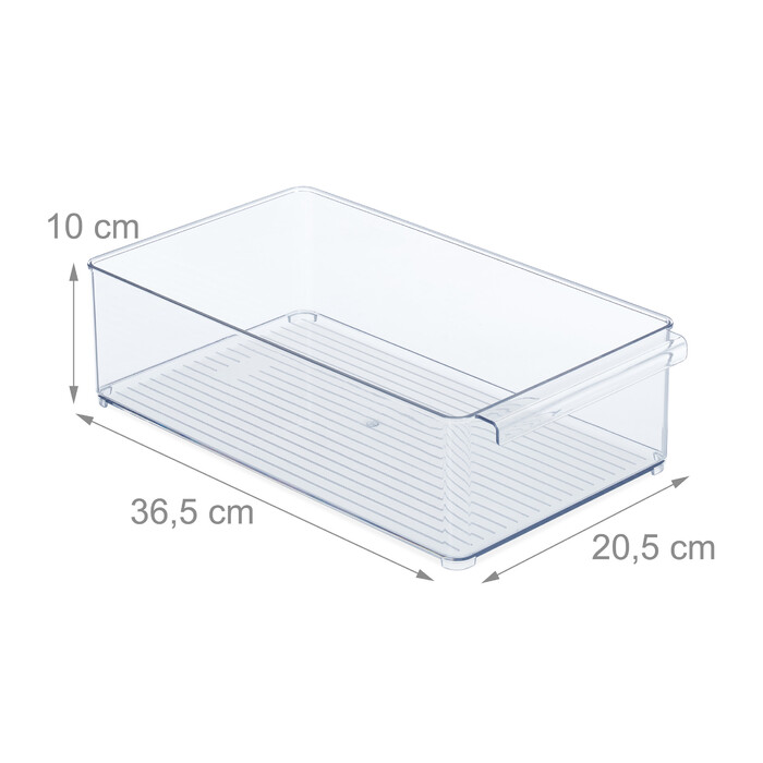 Relaxdays Refrigerator Organizer with Handle