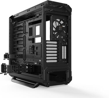 be quiet! Silent Base 802 Window: Чорний корпус ПК з 2 вентиляторами Pure Wings 2 та підтримкою радіаторів до 360 мм, 3-рівнева система керування вентиляторами