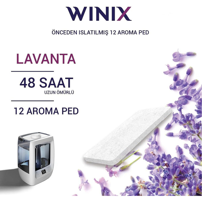 Ультразвуковий зволожувач Winix L500 - зволоження 400 мл, об'єм бака 7,5 л, холодний та теплий пар, аромадифузор, авторежим з гідростатом (таблетки лаванди)